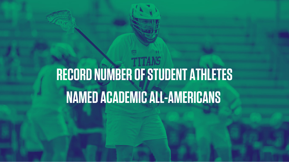 record number of student athletes named academic all americans with lacrosse player